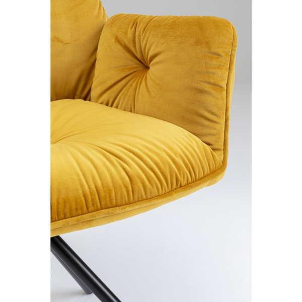 mutoni Fauteuil Mila jaune  