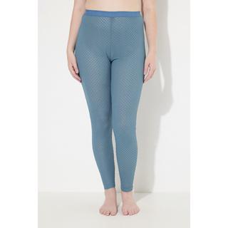 Ulla Popken  Strumpf-Leggings, Diamant-Spitze, leicht transparent 