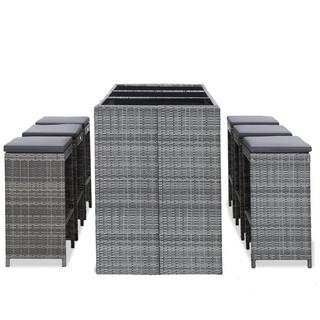 VidaXL Gartenbar-set poly-rattan  