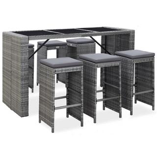 VidaXL Gartenbar-set poly-rattan  