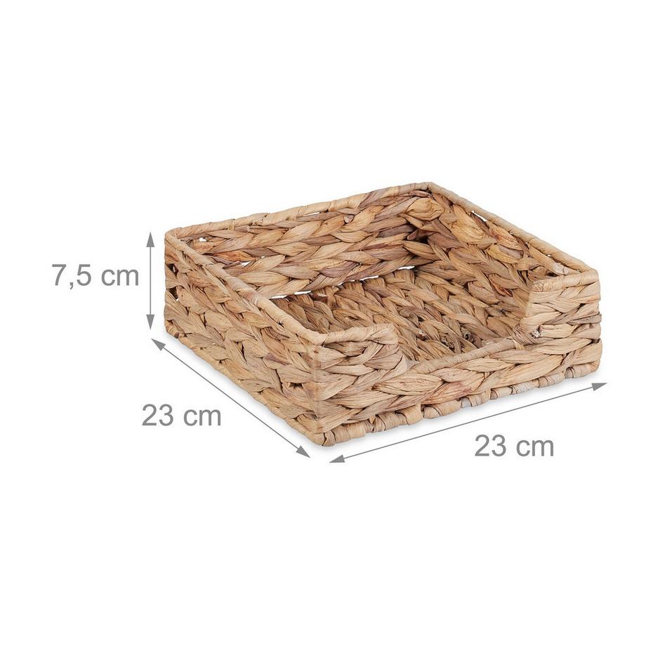 B2X Porta tovaglioli in giacinto d'acqua  