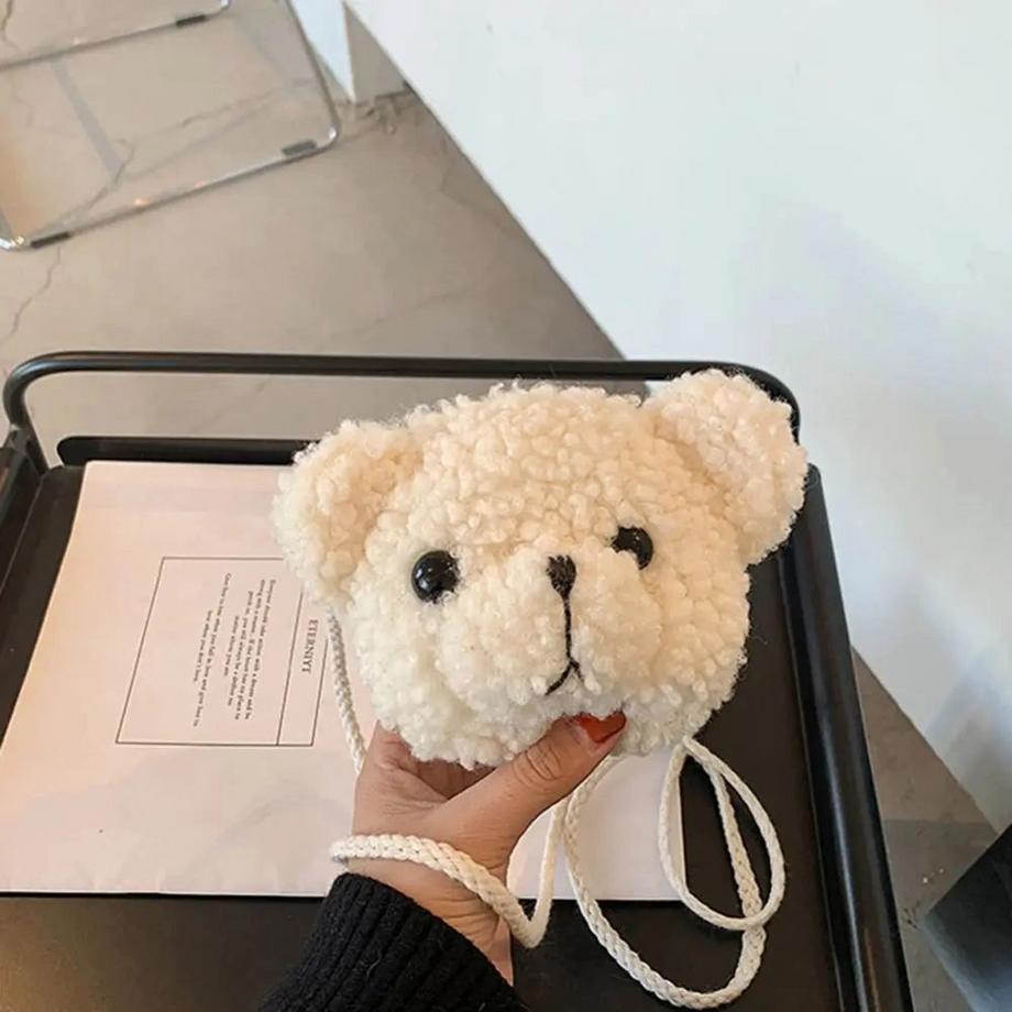 Only-bags.store Niedliche Teddybär Umhängetasche für Kinder  