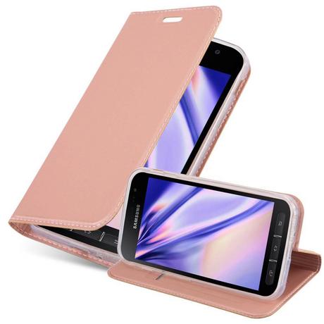 Cadorabo  Housse compatible avec Samsung Galaxy XCover 4 / XCover 4s - Coque de protection avec fermeture magnétique, fonction de support et compartiment pour carte 