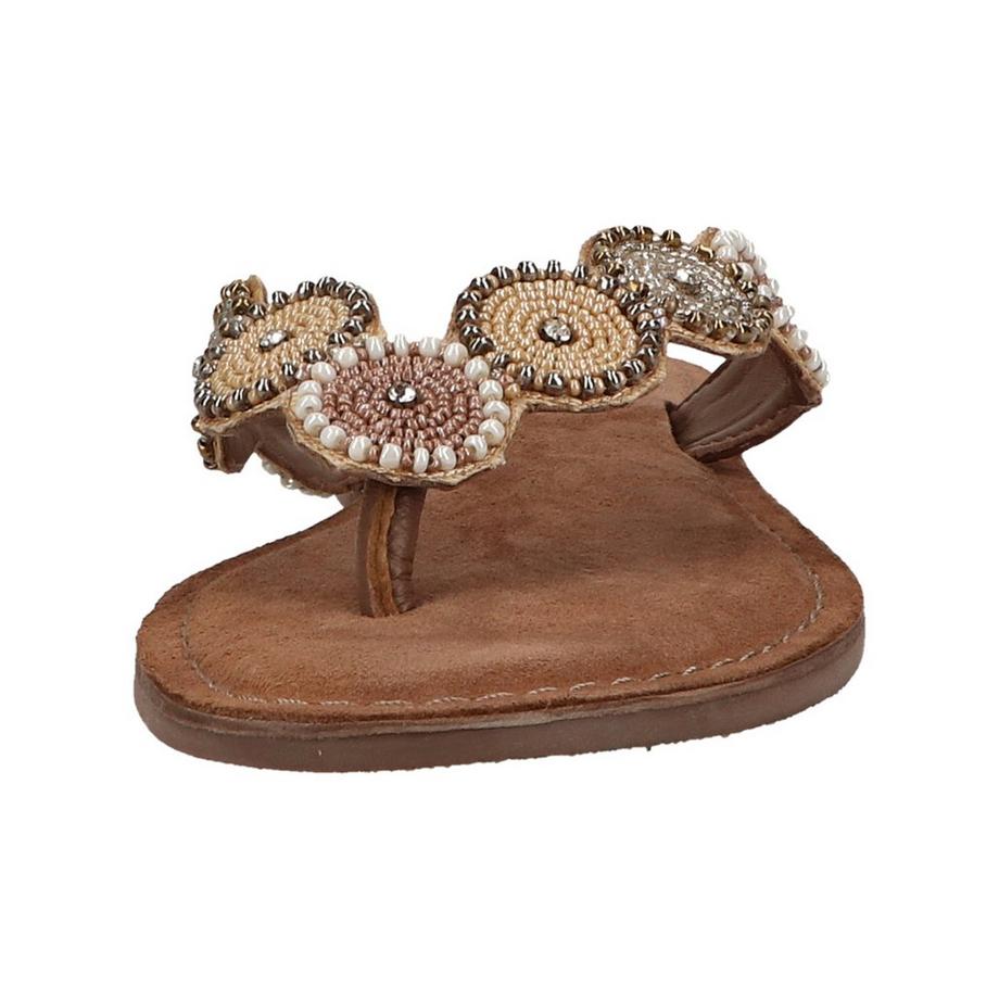 Lazamani Sandali Infradito con Perline  