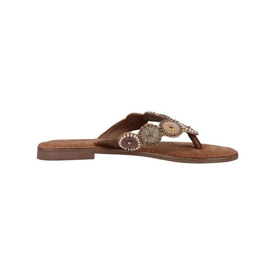 Lazamani Sandali Infradito con Perline  