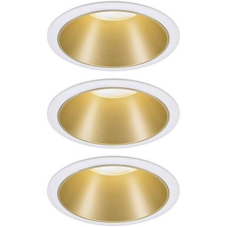 Paulmann EBL Set Cole Coin 3StepDim rd starr LED 3x6.5W 2700K 230V matt/Kst  