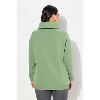 Ulla Popken  Sweatshirt, weiter Stehkragen, Taschen, Raglan-Langarm 