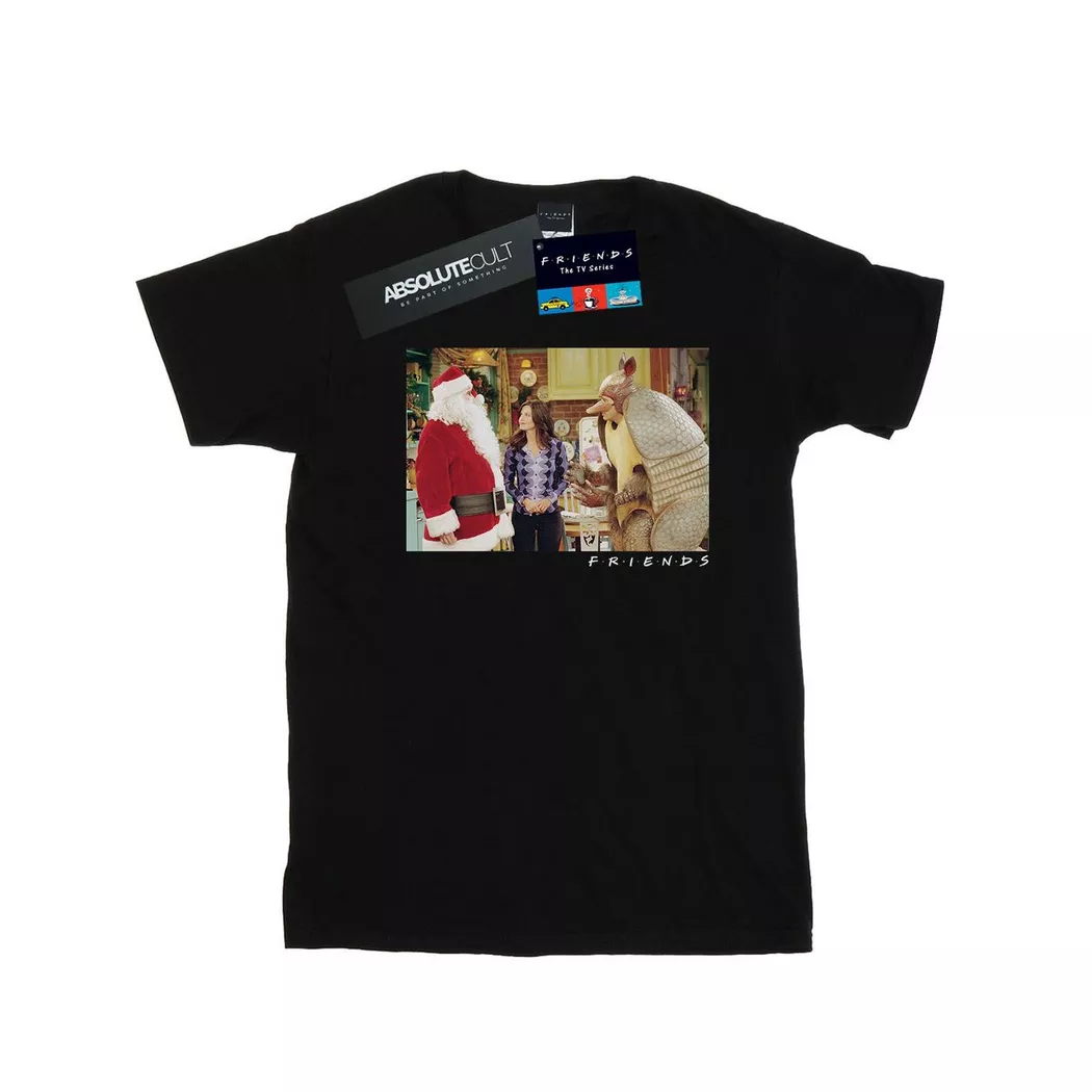 Friends - The Holiday Armadillo TShirt, für Damen, Schwarz, Größe S