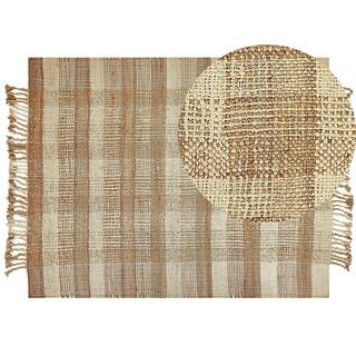 Beliani Tapis en Jute Boho BERISSA  