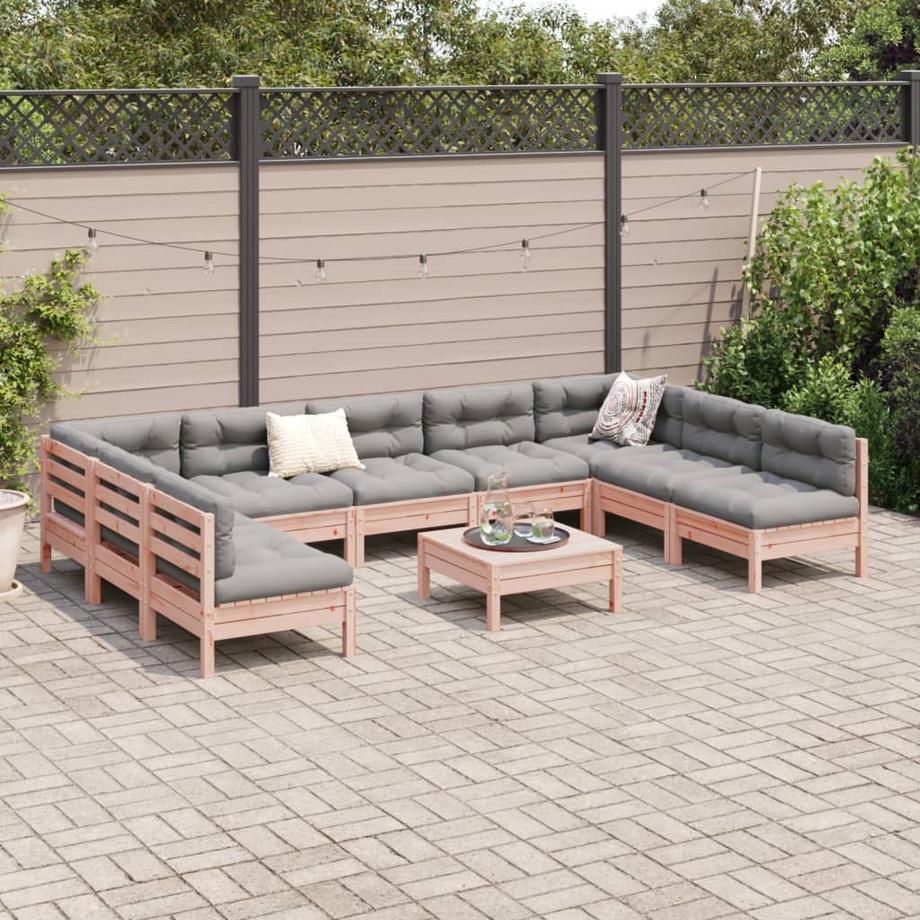 VidaXL Salon de jardin bois de douglas  