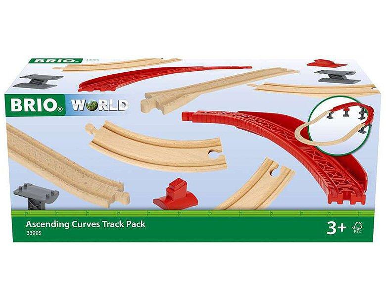 BRIO  Pack de pistes courbes ascendantes 