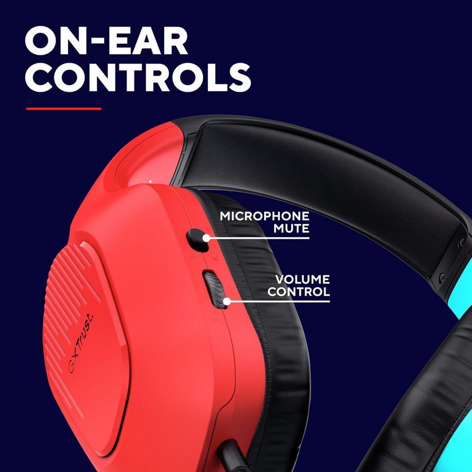 Trust  Casque de jeu Zirox GXT 416S pour Nintendo Switch / Switch 2 