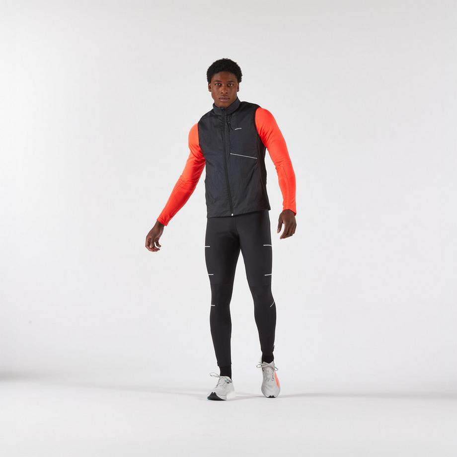 KIPRUN  Gilet uomo running caldo sintetico 