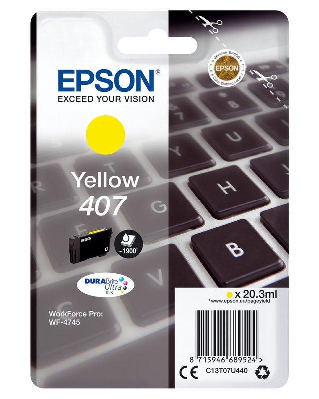 EPSON  EPSON Tintenpatrone L yellow T07U440 WF-4745 1900 Seiten 