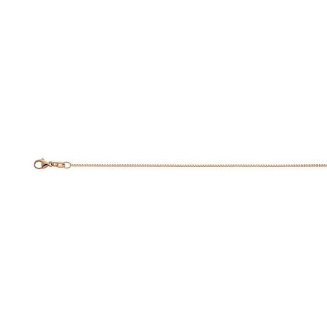 MUAU Schmuck  Collier Venezianer Rotgold 750, 0.9mm, 50cm 