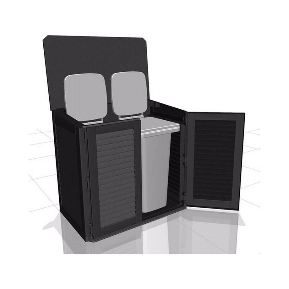 Weber Garden Maxibox avec 2 portes 117x74xH110cm anthracite  