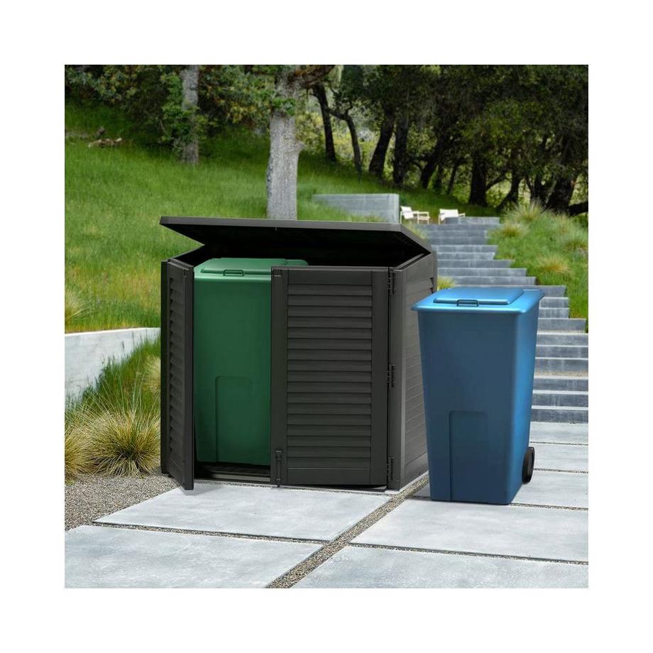 Weber Garden Maxibox avec 2 portes 117x74xH110cm anthracite  