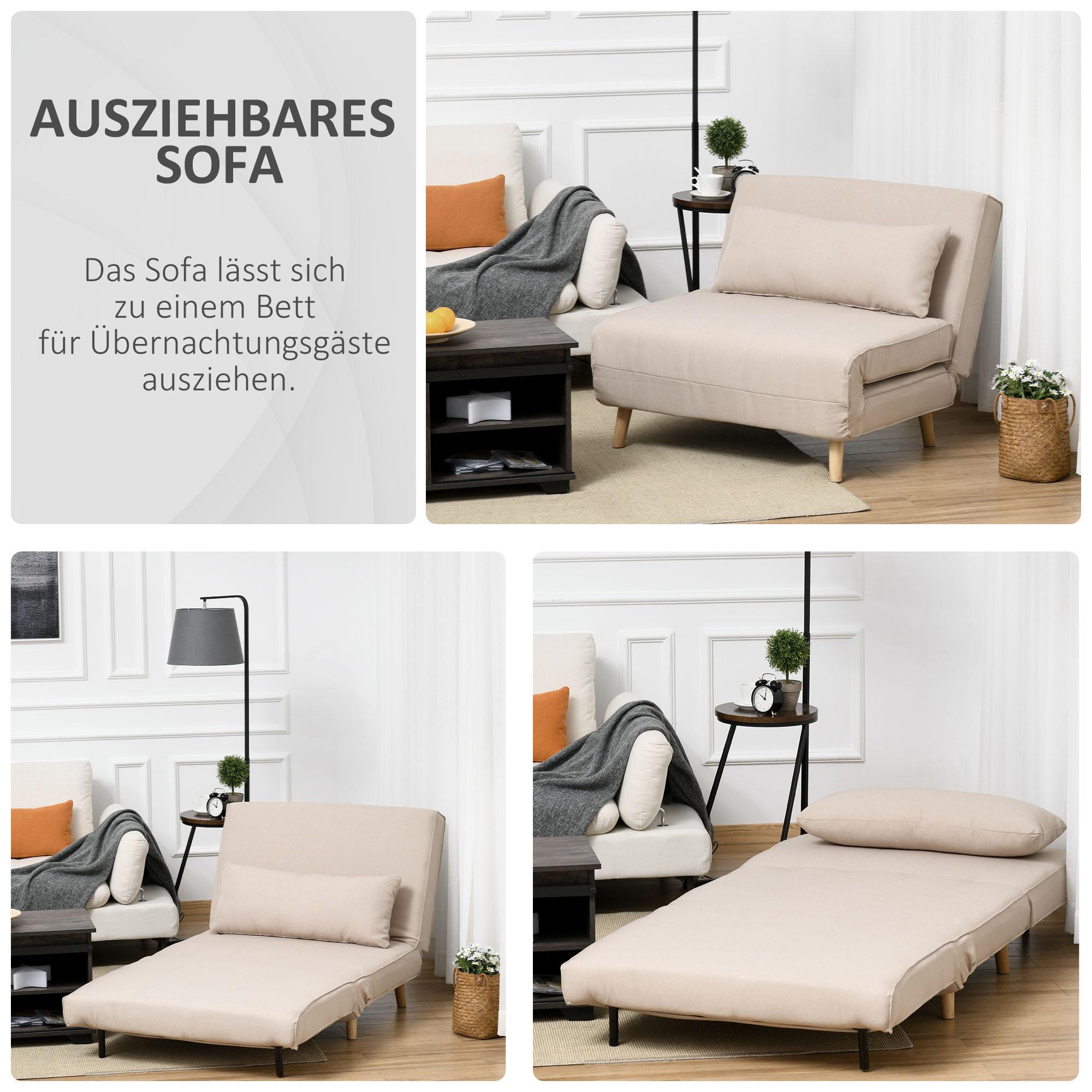 HOMCOM Chaise de couchage  