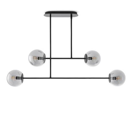 La Redoute Intérieurs Suspension métal acier et verre fumé  