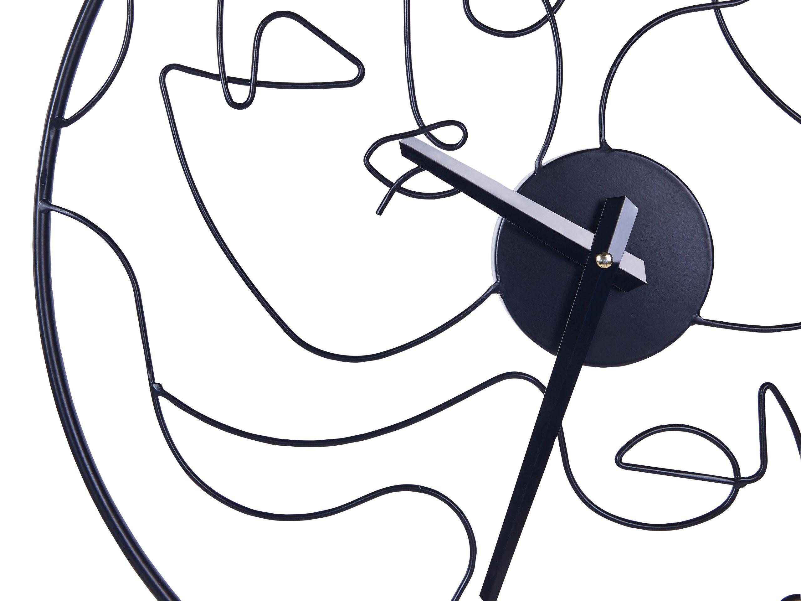 Beliani Horloge murale en Métal Moderne MENTON  