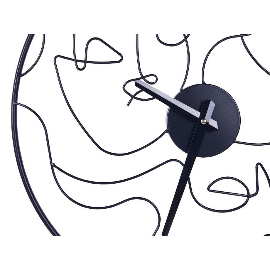 Beliani Orologio da parete en Ferro Moderno MENTON  