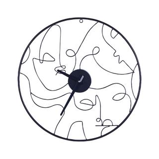 Beliani Horloge murale en Métal Moderne MENTON  