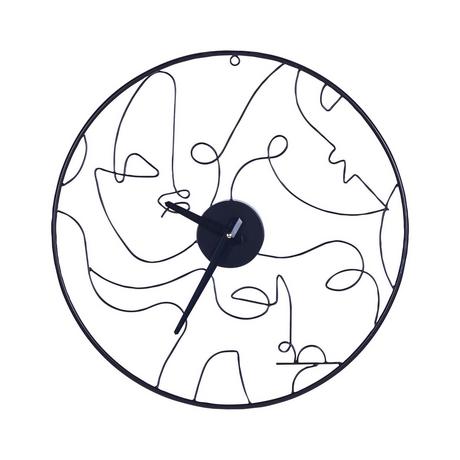 Beliani Horloge murale en Métal Moderne MENTON  