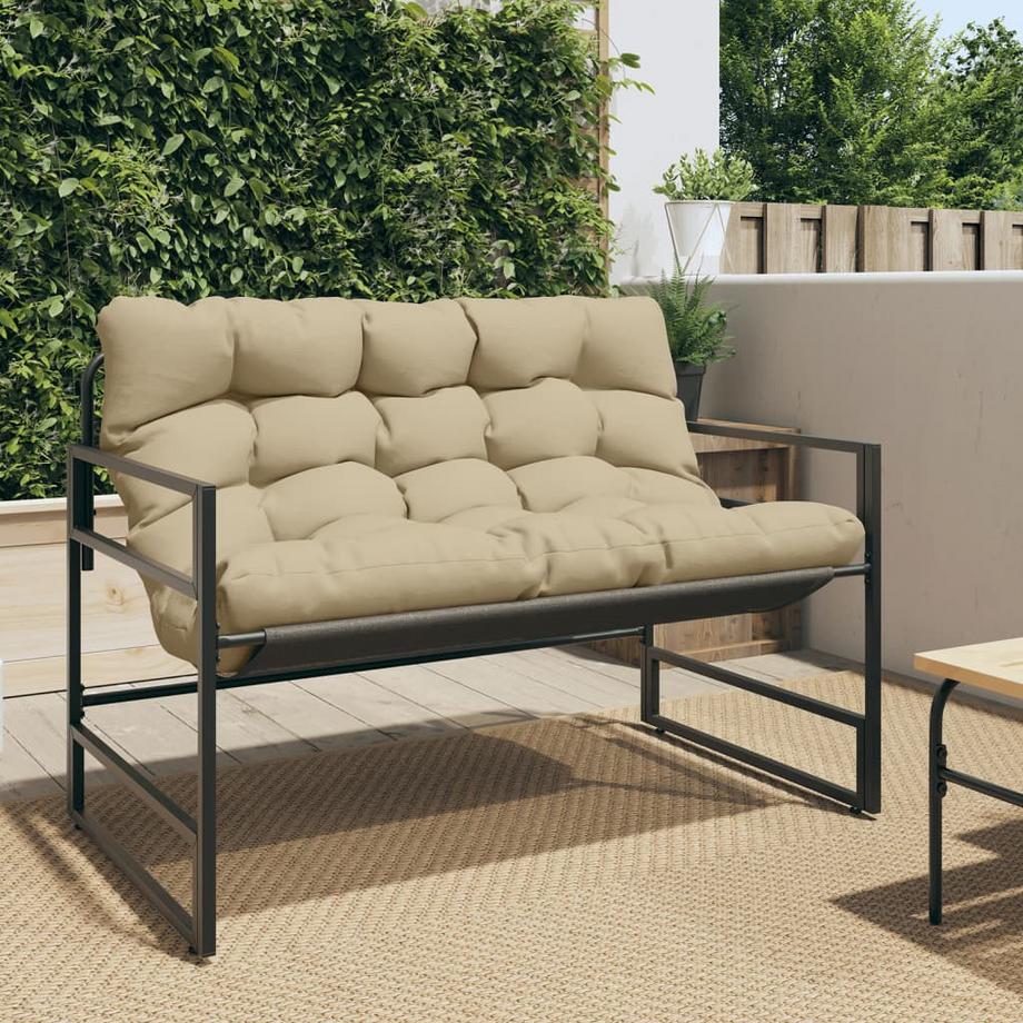 VidaXL Gartenbank stahl  