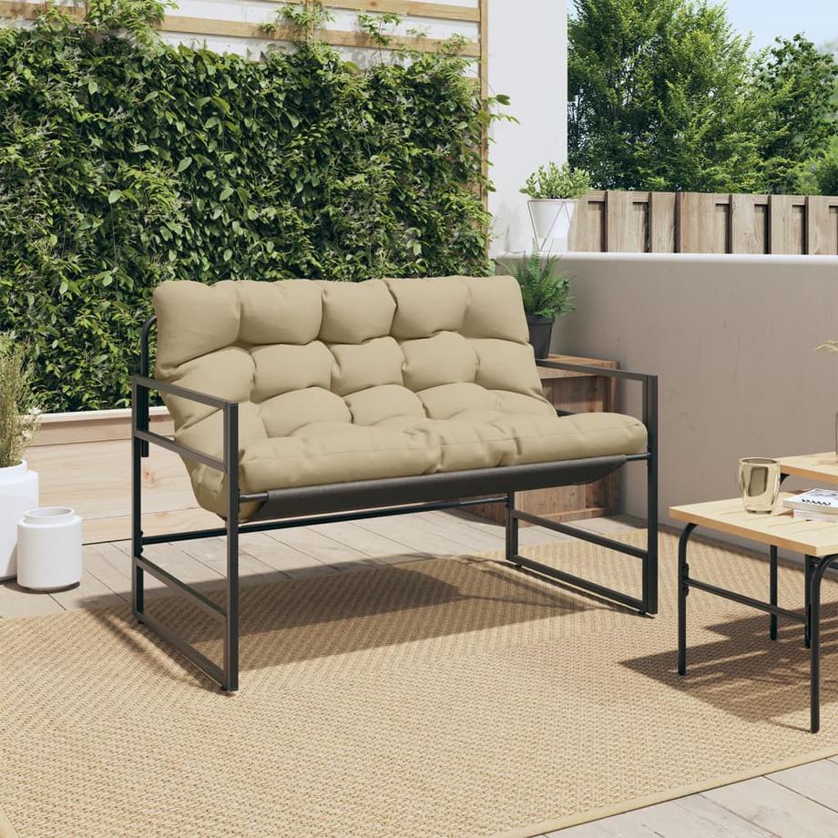 VidaXL Gartenbank stahl  