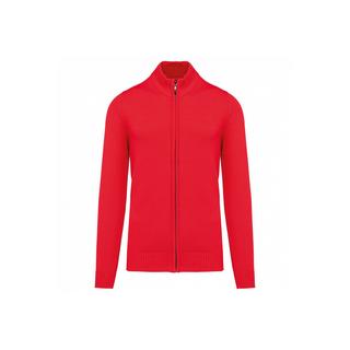 Kariban Strickjacke mit Reissverschluss  
