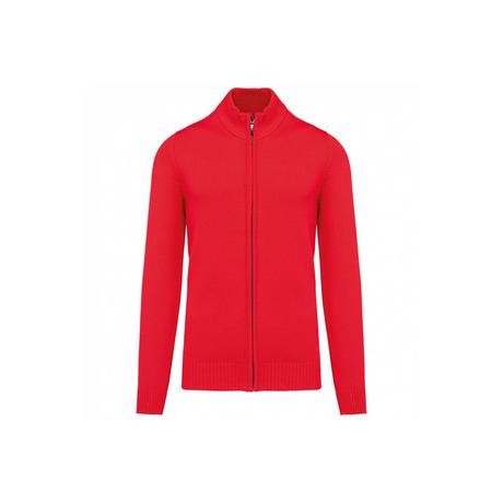 Kariban Strickjacke mit Reissverschluss  