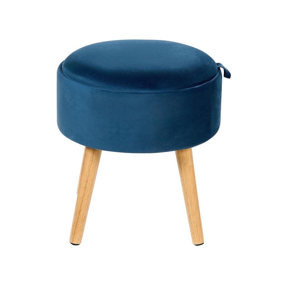 Beliani Hocker mit Stauraum aus Samtstoff Glamourös NEELY  