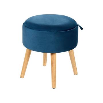 Tabouret de rangement en Velours Glamour NEELY