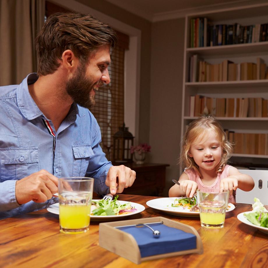 B2X Porte-serviettes en bois de bambou  