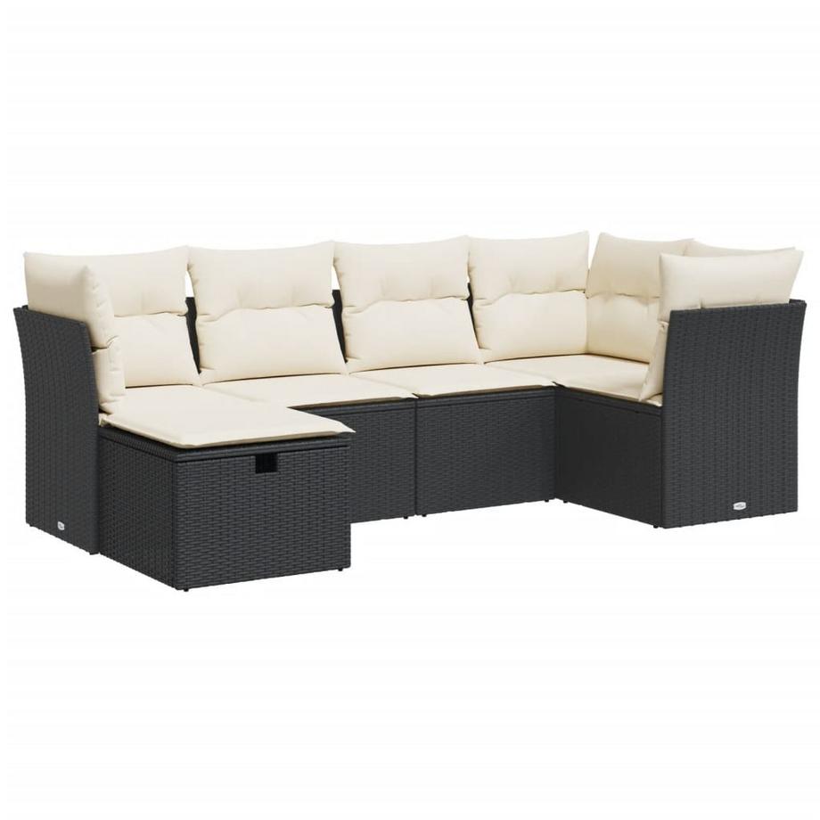 set di divani da giardino Polirattan