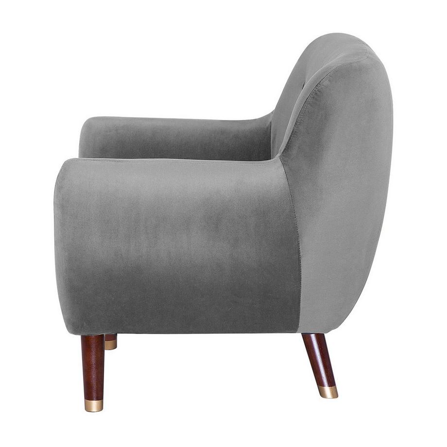 Beliani Sessel aus Samtstoff Glamourös BODO  