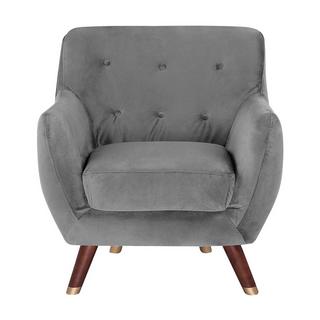 Beliani Fauteuil en Velours Glamour BODO  