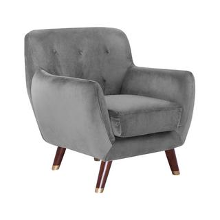 Beliani Fauteuil en Velours Glamour BODO  