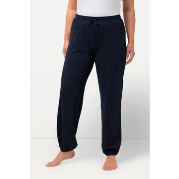 Pantalon de pyjama en modal mélangé, coupe droite et taille élastique