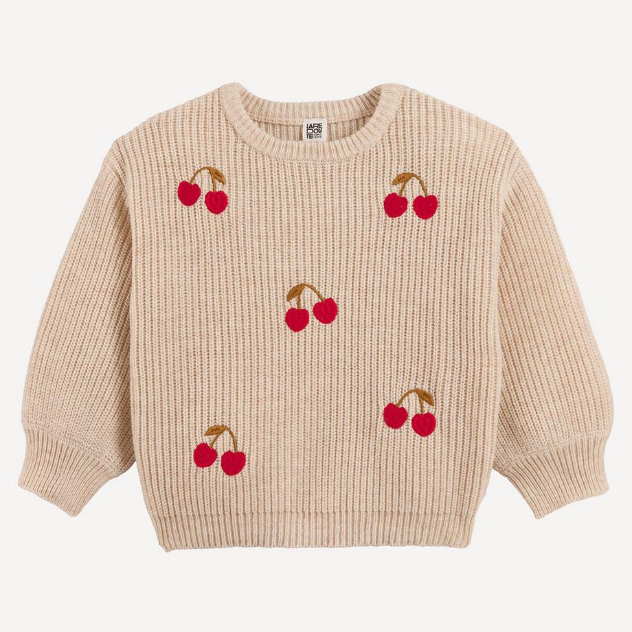 Pull col rond en grosse maille