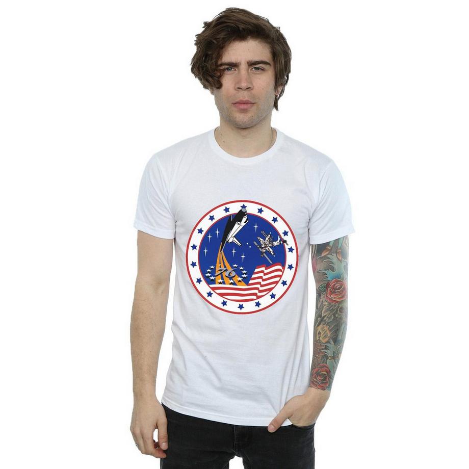 Nasa Rocket 76 Bedrucktes T-Shirt  