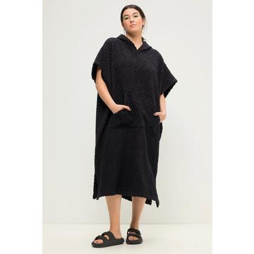 Badeponcho, Boxy Shape, Frottee, Kapuze