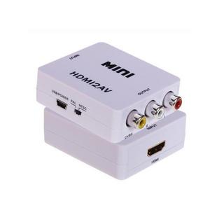 eStore  HDMI-zu-AV-Videokonverter-Adapter – Weiß 