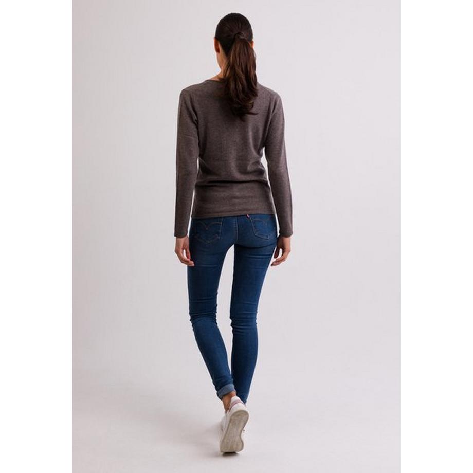 CASH-MERE.CH Pullover Cashmere Scollo a V  