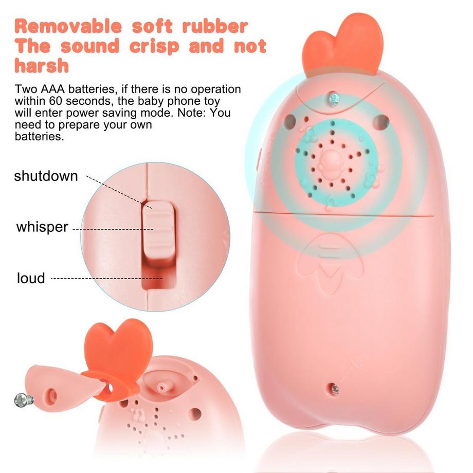 Activity-board  Baby phone Jouet musical Baby toy Smartphone, téléphone jouet pour enfants, apprentissage électronique de la langue parlée 
