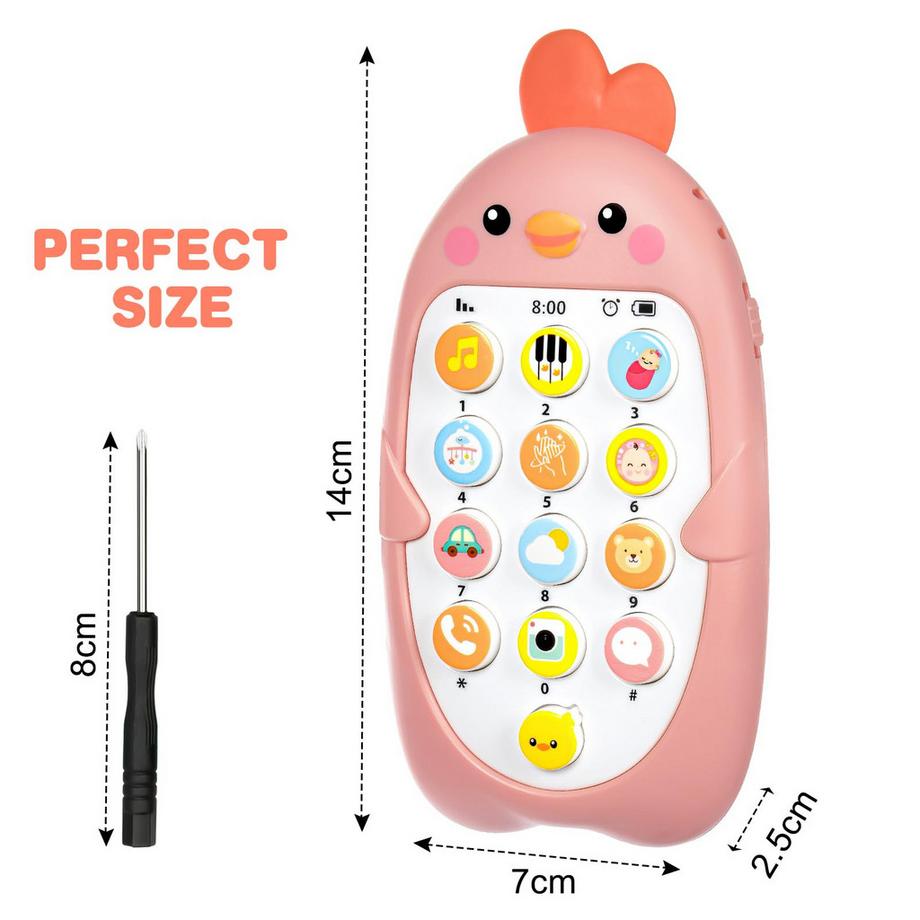Activity-board  Baby phone Jouet musical Baby toy Smartphone, téléphone jouet pour enfants, apprentissage électronique de la langue parlée 
