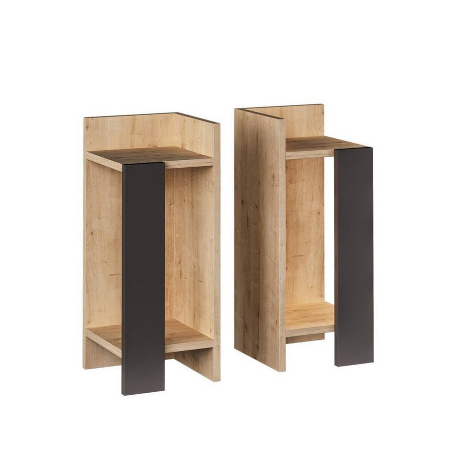 Lot de 2 tables de chevet ELOS
