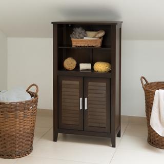 B2X Meuble de salle de bain marron foncé LAMELL  