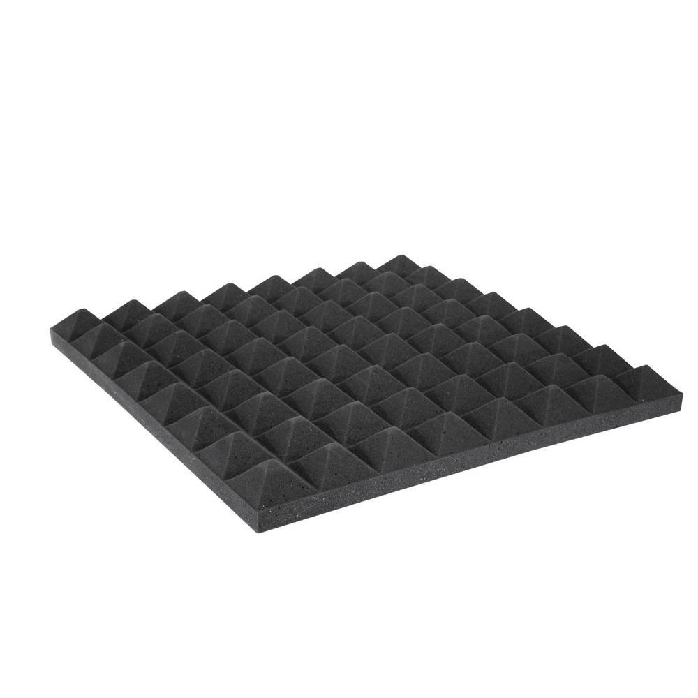 Omnitronic  Akustikschaumstoff Pyramide 50mm, 50x50cm - 2er Pack 