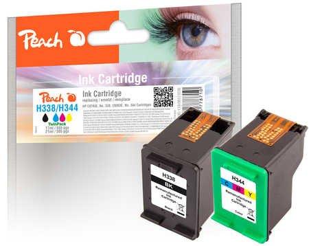 Peach  Tinte HP No 338 / No 344 Multi 1x17, 1x21 ml, black, color 